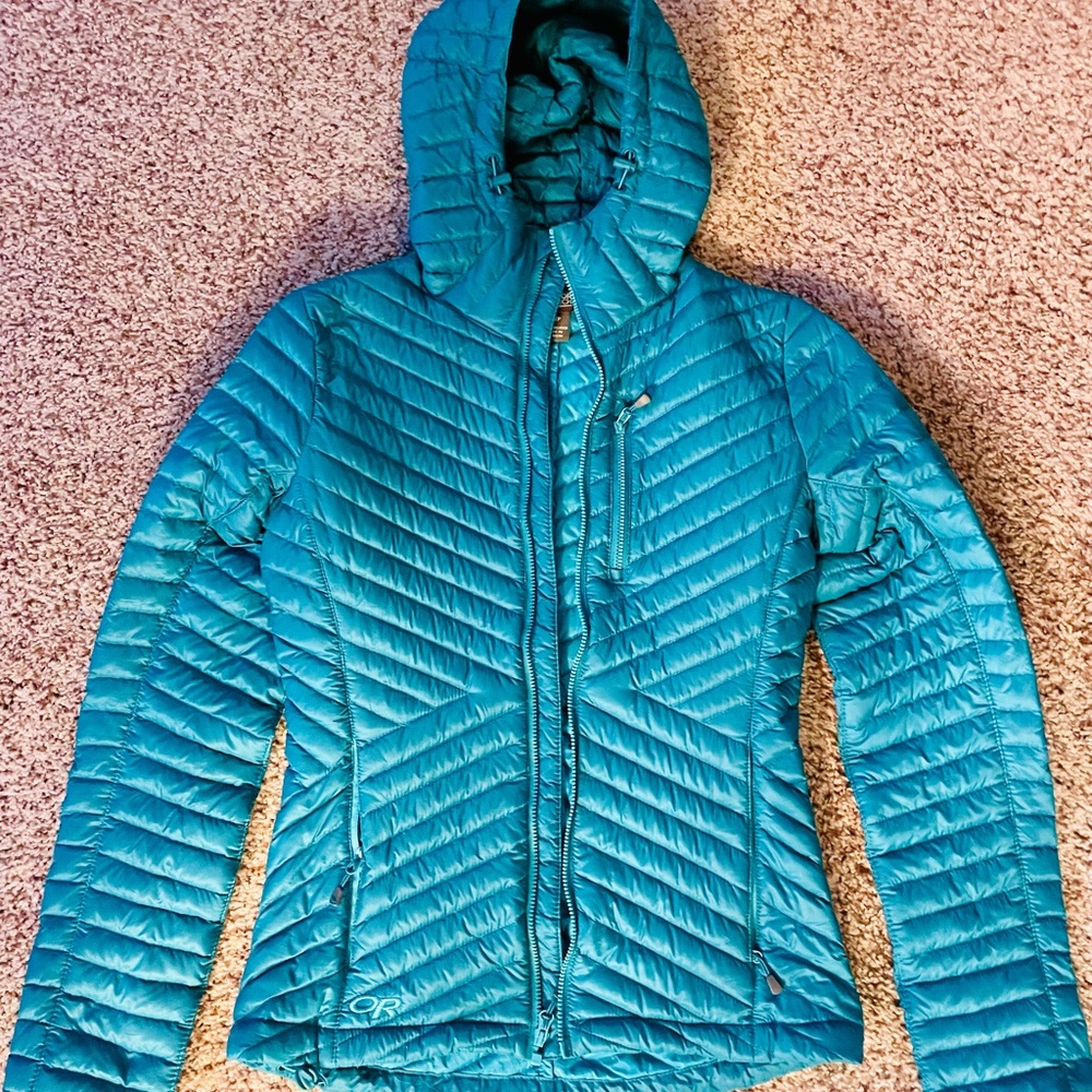 Outdoor research down jacket